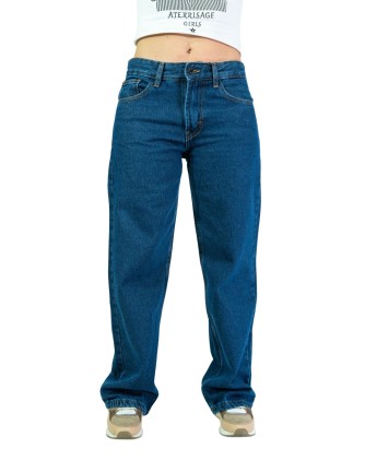 Pantalon mom jeans stone.