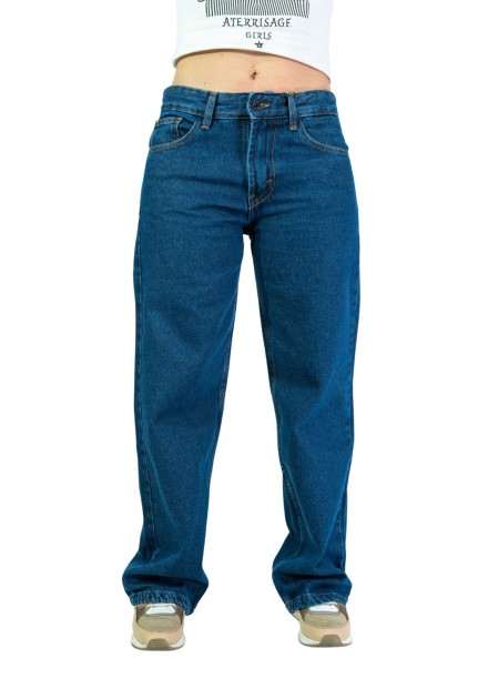 Pantalon mom jeans stone.