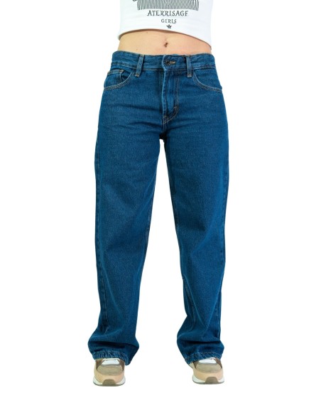 Pantalon mom jeans stone.