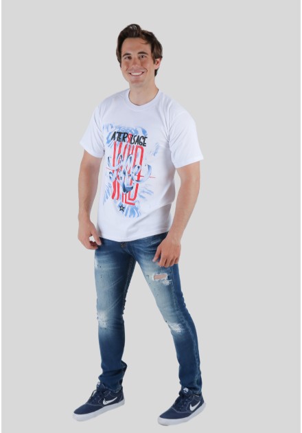 PANTALON HOMBRE SKINNY JEANS ROTO PINTUR