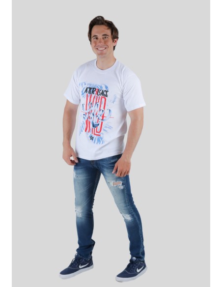 PANTALON HOMBRE SKINNY JEANS ROTO PINTUR