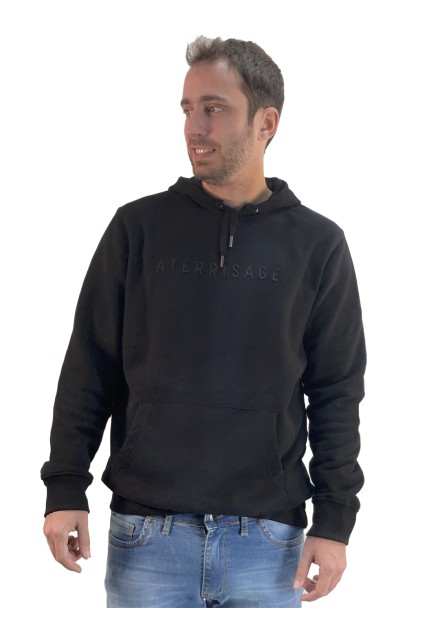 sudadera hombre capucha bordado.