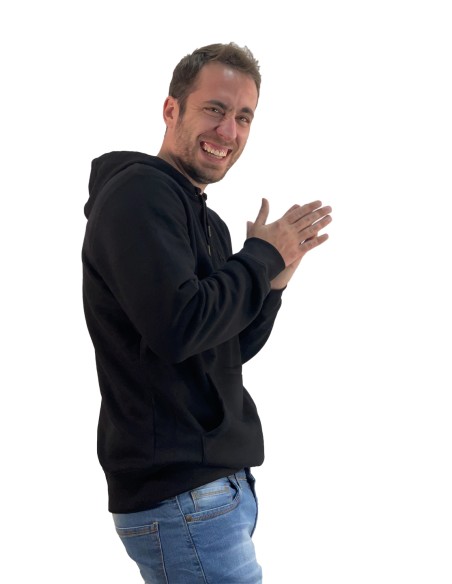 sudadera capucha hombre