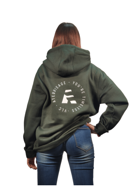 sudadera unisex serigrafia espalda time