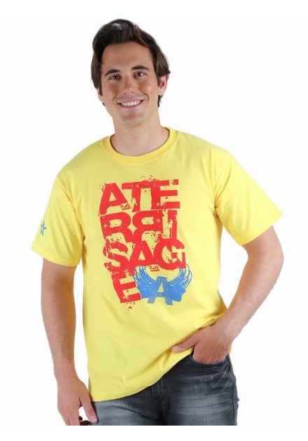 Camiseta hombre m.corta logo A.