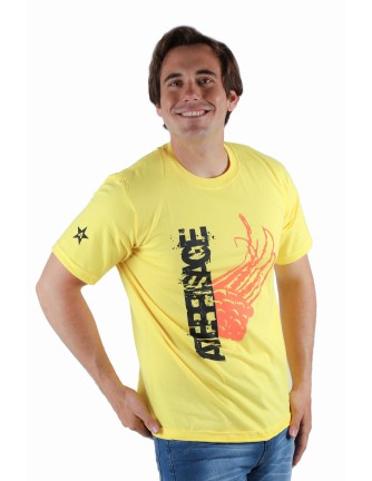 Camiseta hombre m.corta Aterrisage alas.