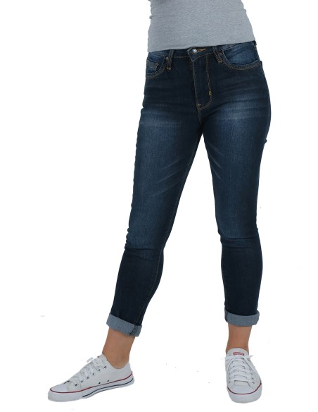 Pantalon mujer pitillo jeans stone