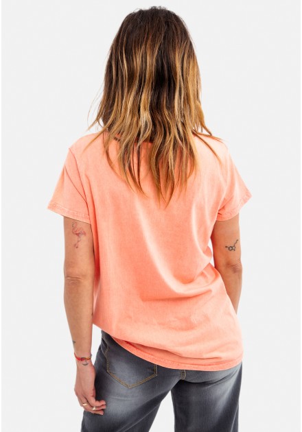 Camiseta manga corta pico.