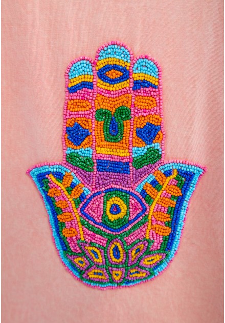 Camiseta manga corta pico.