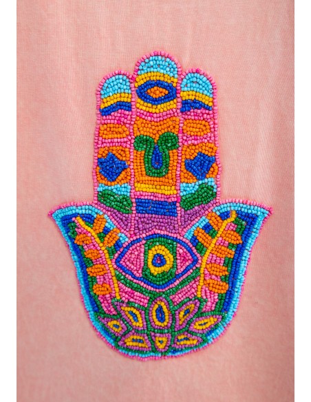 Camiseta manga corta pico.