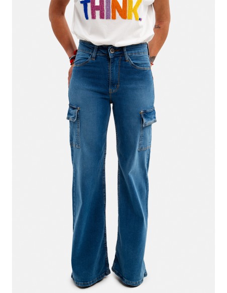 Pantalon cargo stone.