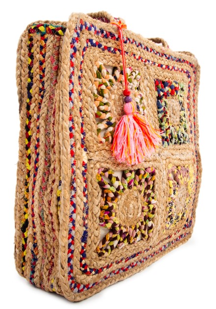 Bolso cuadrado Yute.