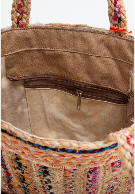 Bolso cuadrado Yute.