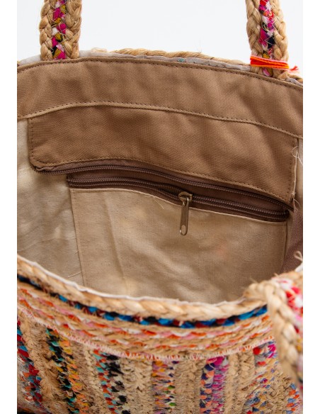 Bolso cuadrado Yute.